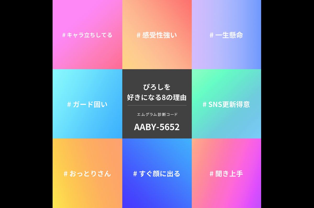 再 私を構成する8性格 By エムグラム診断 の詳細 にーまるろく あーるしー どっと ねっと