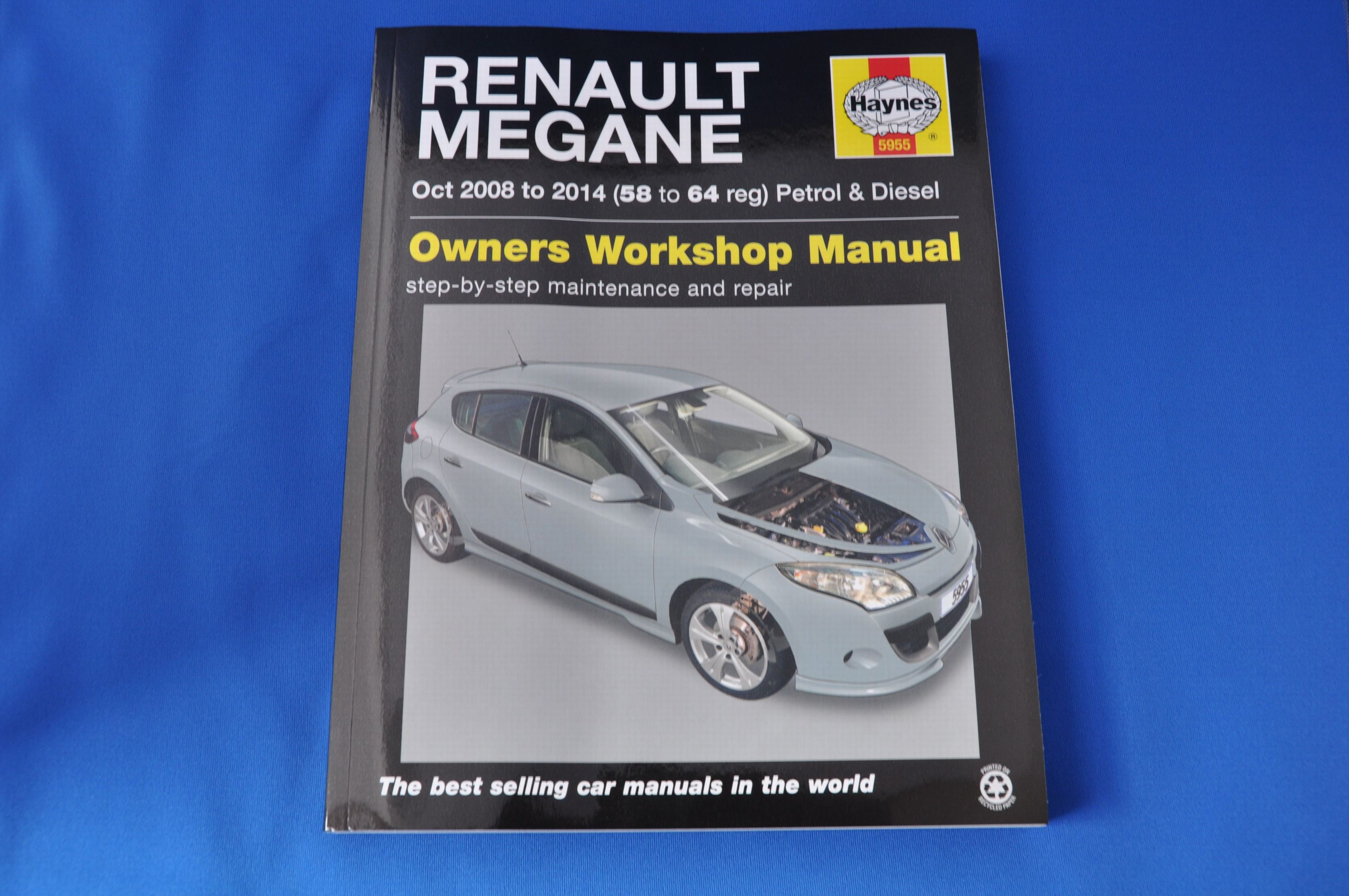 Haynes Renault Megane Oct 2008 to 2014 (58 to 64 reg) Petrol  Diesel  Owners Workshop Manual | にーまるろく あーるしー どっと ねっと