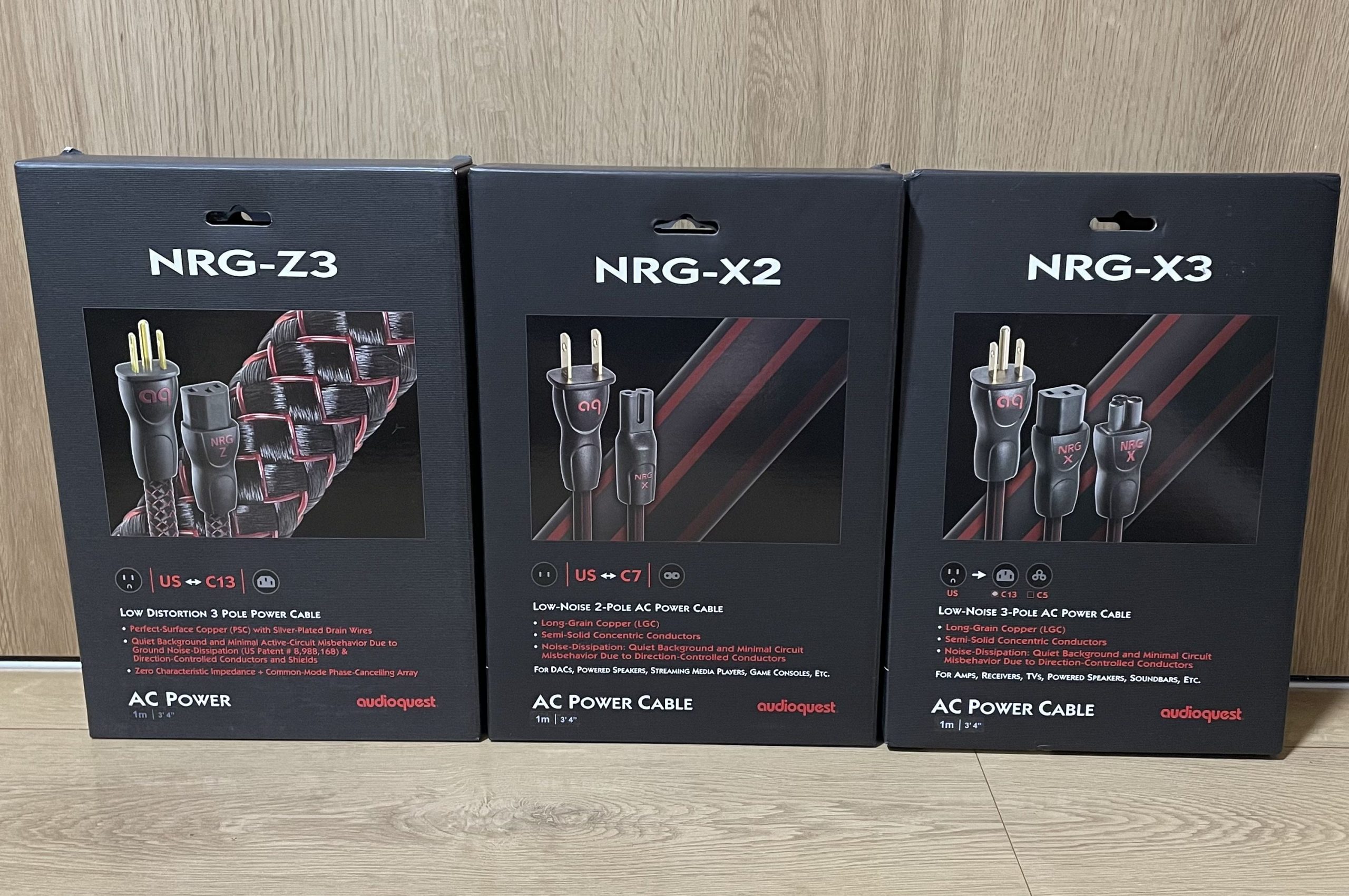 audioquest NRGX2/X3 にーまるろく あーるしー どっと ねっと